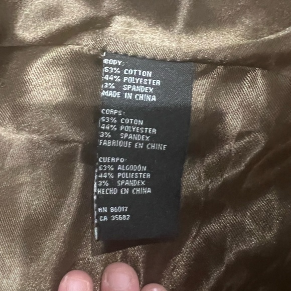 Bebe Trench Coat, NWOT, size xsmall, brown - Picture 5 of 9